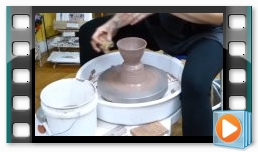 debra griffin pottery at serendipity in Hudson, Massachusetts