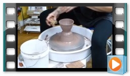 debra griffin pottery at serendipity in Hudson, Massachusetts