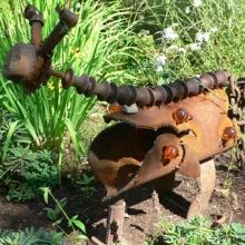 debra griffin welded sculpture